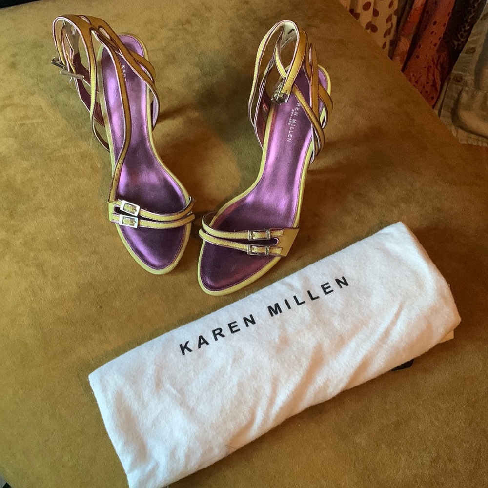 Karen Mullen Suede Heeled Sandal